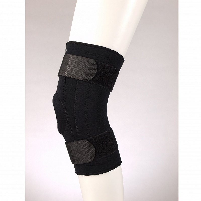 XL_Ортез коленный неразъемный, с боковыми усиливающими пластинами