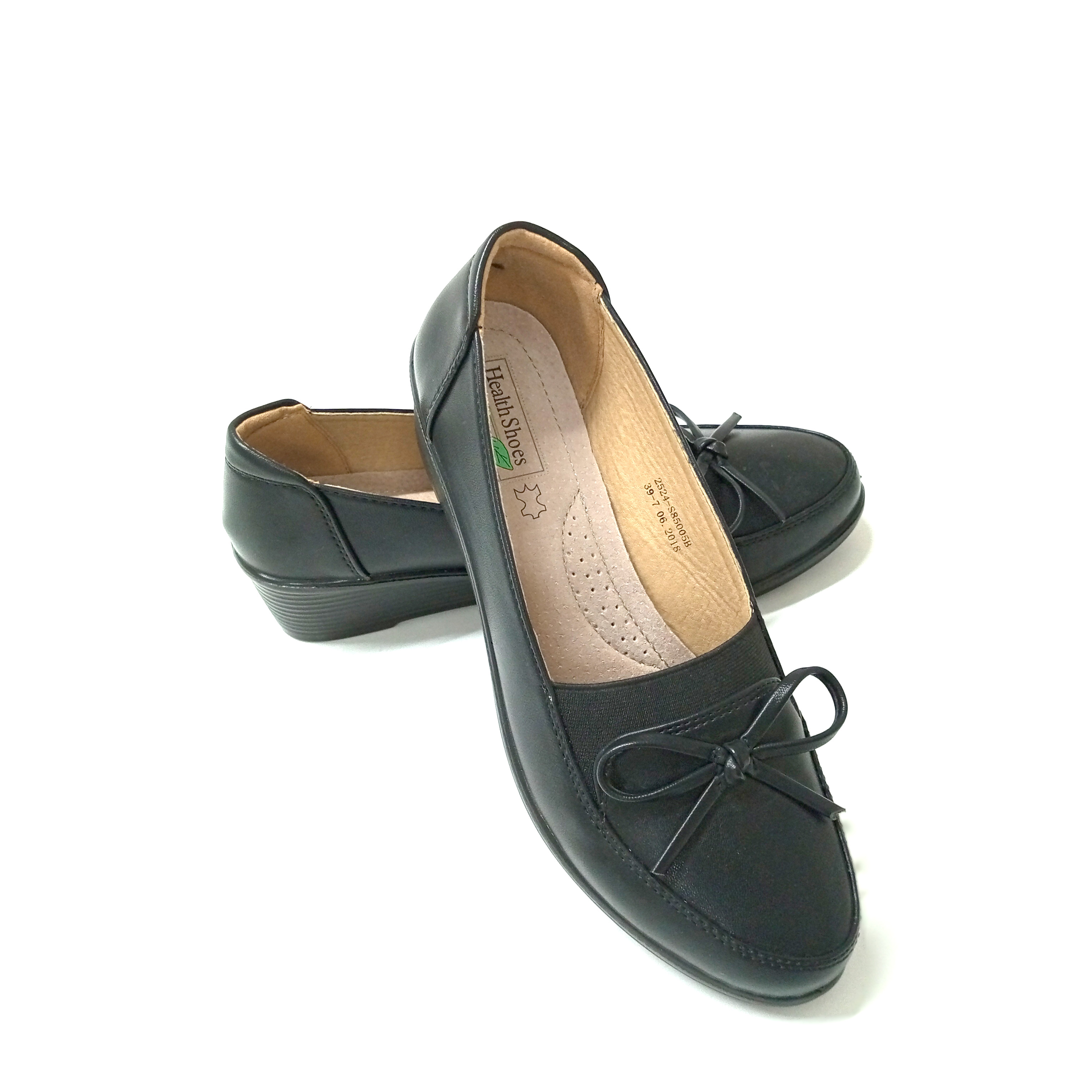 Туфли женские Health Shoes econom и/к н/к черн 2524-S85005B р.39